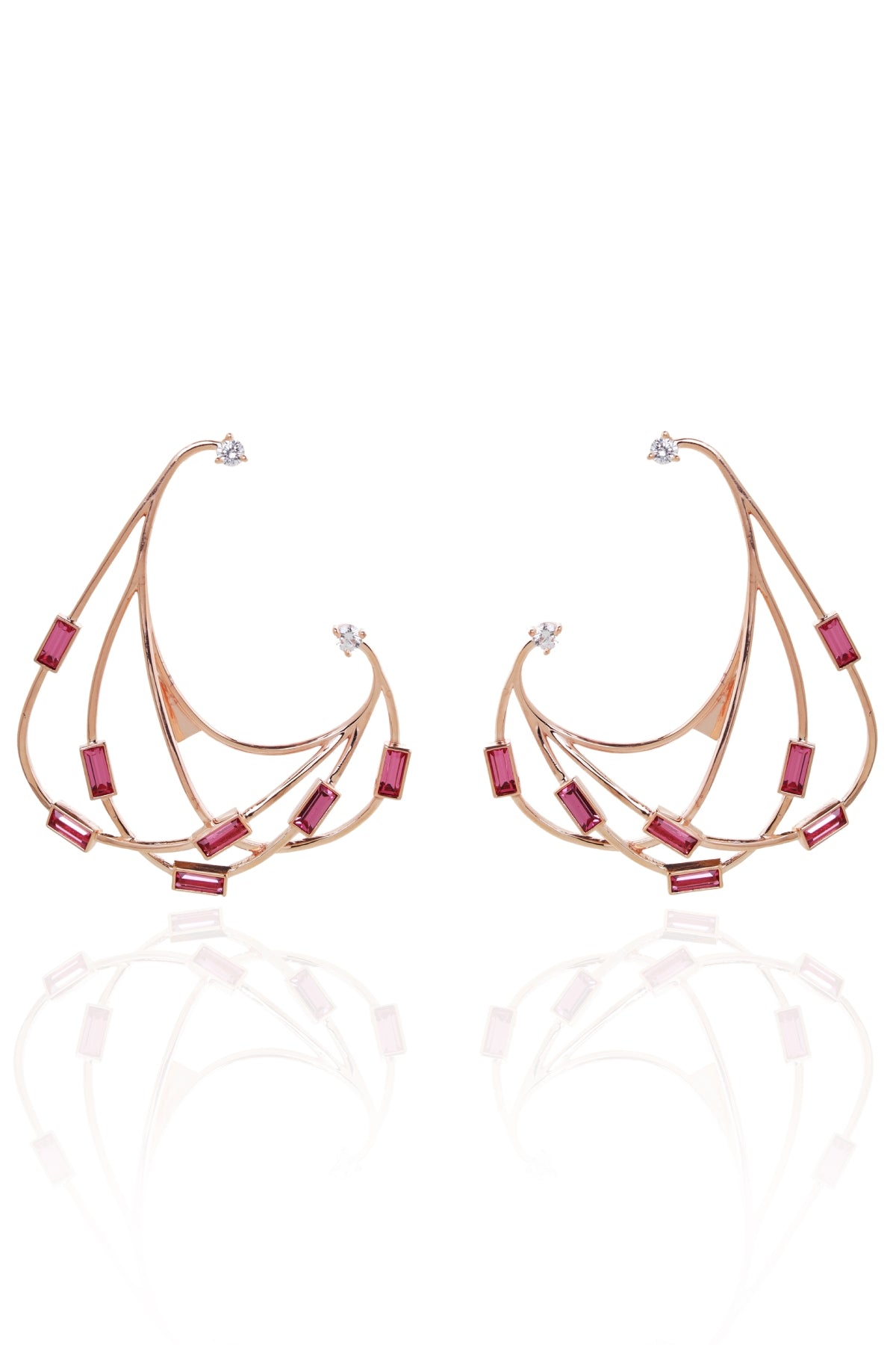 Buy Crystal Wire Earrings For Women Online at ScrollnShops